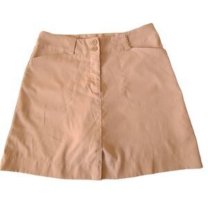 Nike Golf Womens Dry Fit Beige Athletic Skort